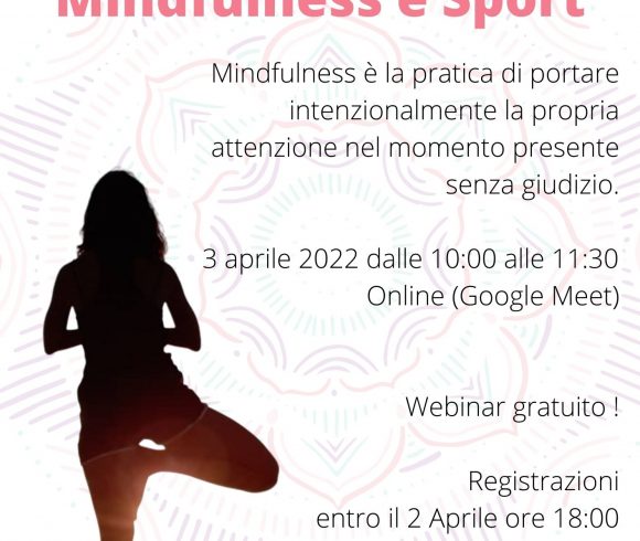 Webinar “Mindfulness e Sport”